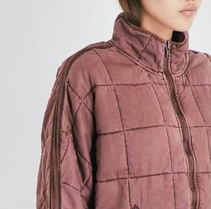Free People Quilted Dolman Jacket